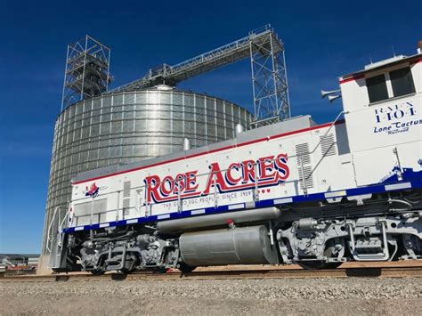 Rose Acre Farms opens new grain terminal, rail line.